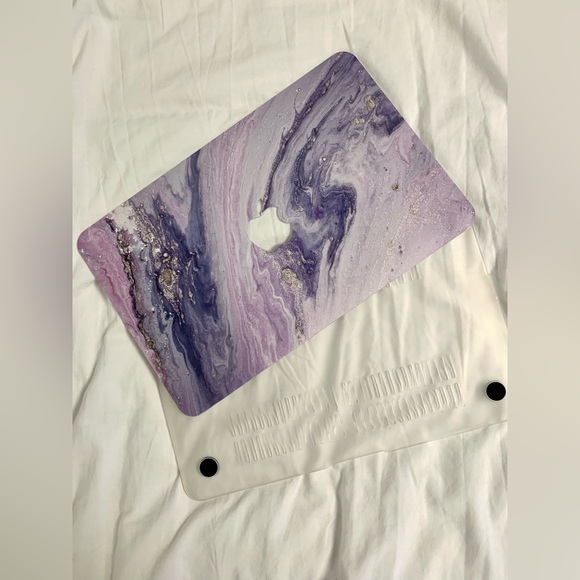 Purple Marble MacBook Pro Case, Snap - Picture 9 of 9